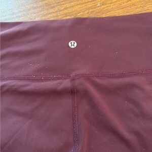 Lululemon Burgundy‎ Leggings